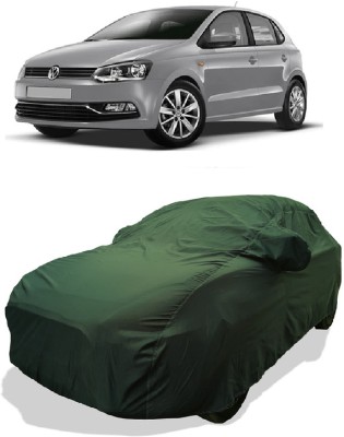 Coxtor Car Cover For Volkswagen Polo 1.2 MPI Comfortline (With Mirror Pockets)(Green)