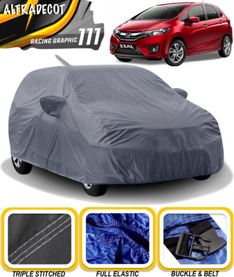 ALTRADECOT Car Cover For Honda Jazz (With Mirror Pockets)(Grey)
