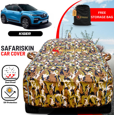AUTOMOZEXO Car Cover For Renault Kiger (With Mirror Pockets)(Multicolor)