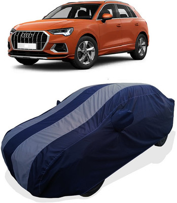 Coxtor Car Cover For Audi Q3 (With Mirror Pockets)(Grey)