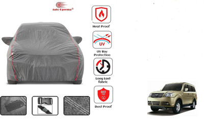 Auto Oprema Car Cover For Tata Sumo Grande (With Mirror Pockets)(Grey)