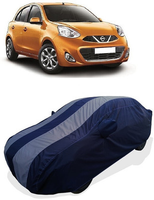 Coxtor Car Cover For Nissan Micra Diesel XL (With Mirror Pockets)(Grey)