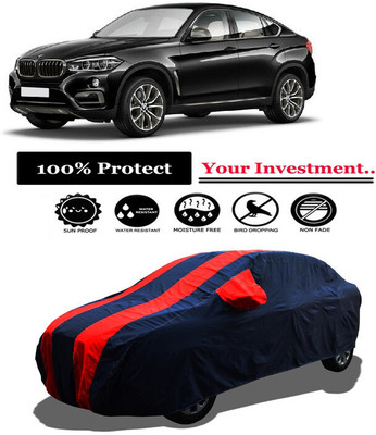Amexride Car Cover For BMW X6 xDrive 40d M Sport (With Mirror Pockets)(Red)