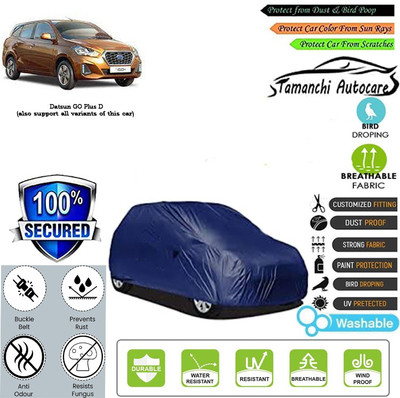 Tamanchi Autocare Car Cover For Datsun GO Plus D(Blue)