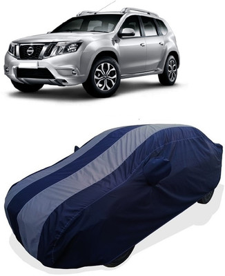 Coxtor Car Cover For Nissan Terrano XV D Pre AMT Diesel (With Mirror Pockets)(Grey)