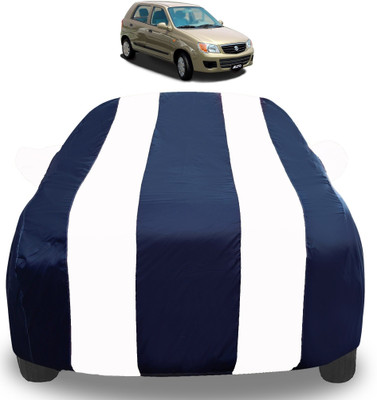 Amanzo Car Cover For Maruti Alto (With Mirror Pockets)(White)