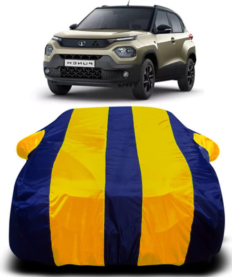 S Shine Max Car Cover For Tata Punch (With Mirror Pockets)(Multicolor)