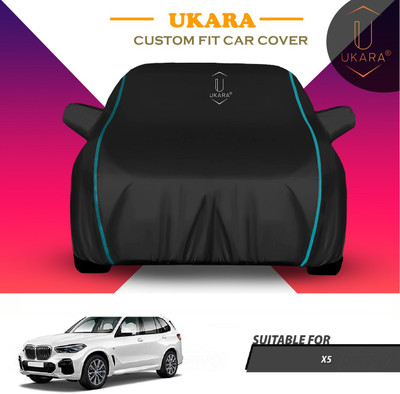Ukara Car Cover For BMW X5 (With Mirror Pockets)(Black)