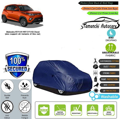 Tamanchi Autocare Car Cover For Mahindra KUV100 NXT D75 K2 Diesel(Blue)