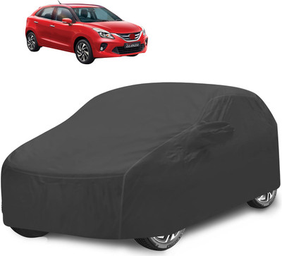 Caronix Car Cover For Toyota Glanza (With Mirror Pockets)(Grey)