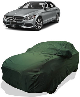 Coxtor Car Cover For Mercedes Benz C-Class Progressive C 220d Diesel (With Mirror Pockets)(Gold)