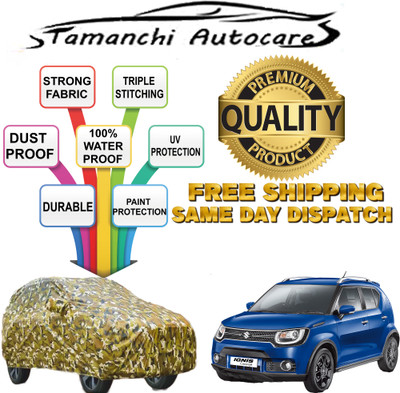 Tamanchi Autocare Car Cover For Maruti Suzuki Ignis(Multicolor)