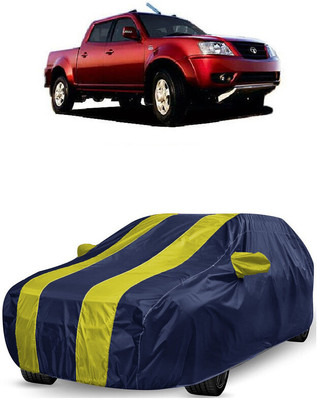 ANTOFY Car Cover For Tata Xenon XT EX 4X4 (With Mirror Pockets)(Yellow, Blue)
