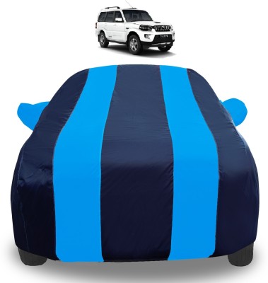 Amanzo Car Cover For Tata Manza (With Mirror Pockets)(Blue)