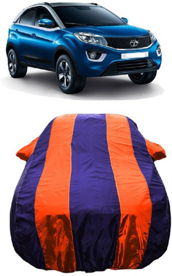 Wegather Car Cover For Tata Nexon 1.5 Revotorq XT (With Mirror Pockets)(Orange)