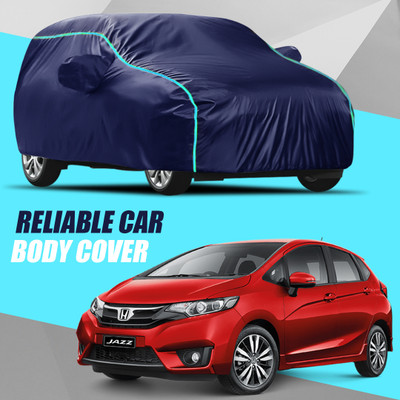 R Rayvin Star Car Cover For Honda Jazz (With Mirror Pockets)(Multicolor)