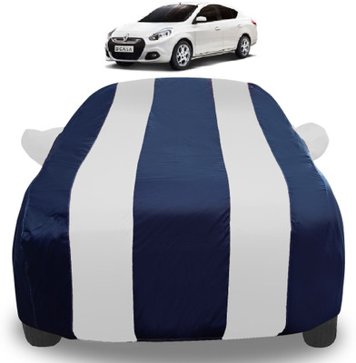 Amanzo Car Cover For Renault Scala (With Mirror Pockets)(Silver)