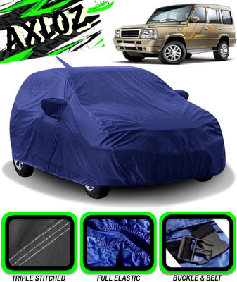 AXLOZ Car Cover For Tata Sumo Gold (With Mirror Pockets)(Blue)
