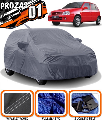 prozas Car Cover For Maruti Suzuki Zen (With Mirror Pockets)(Grey)