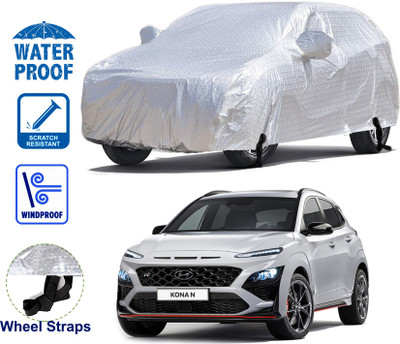 STARIE Car Cover For Hyundai Kona (With Mirror Pockets)(Silver)