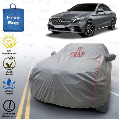 Frap Car Cover For Mercedes Benz C280 (With Mirror Pockets)(Grey, Red)