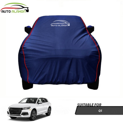 AUTO ALAXON Car Cover For Audi Q5 (With Mirror Pockets)(Blue)