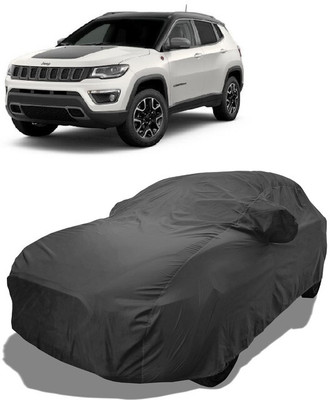 Coxtor Car Cover For Jeep Compass Trailhawk 4x4 Diesel (With Mirror Pockets)(Grey)