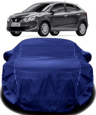 PVSTAR Car Cover For Maruti Suzuki Baleno (With Mirror Pockets)(Blue)