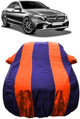 Wegather Car Cover For Mercedes Benz C-Class (With Mirror Pockets)(Orange)