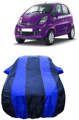 Wegather Car Cover For Tata Nano Genx (With Mirror Pockets)(Blue)