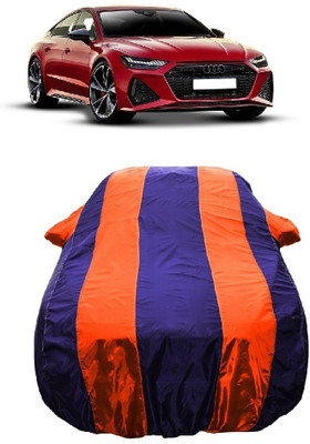 Wegather Car Cover For Audi RS7 (With Mirror Pockets)(Orange)