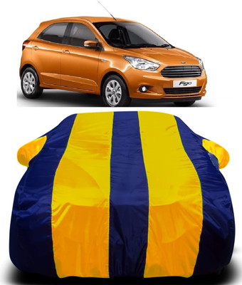 AXLOZ Car Cover For Ford Figo (With Mirror Pockets)(Multicolor)