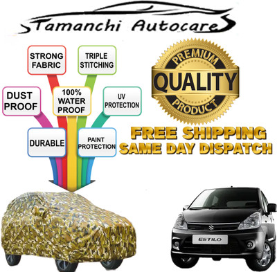 Tamanchi Autocare Car Cover For Maruti Suzuki Zen Estilo(Multicolor)