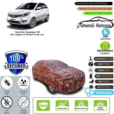 Tamanchi Autocare Car Cover For Tata Bolt Quadrajet XE(Multicolor)