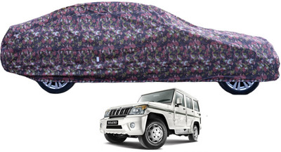 MOCKHE Car Cover For Mahindra Bolero (With Mirror Pockets)(Green)