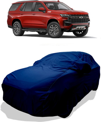Coxtor Car Cover For Chevrolet Tahoe Z71 4WD (With Mirror Pockets)(Blue)