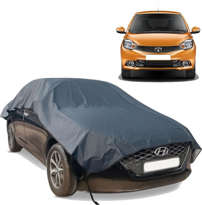 autouniko Car Cover For Tata Tiago (Without Mirror Pockets)(Blue)