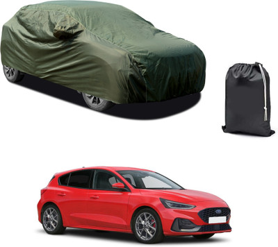 CODOKI Car Cover For Ford Focus (With Mirror Pockets)(Green)