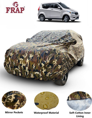 Frap Car Cover For Mahindra e2o (With Mirror Pockets)(Multicolor)