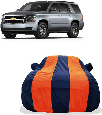 Tricway Car Cover For Chevrolet Tahoe 4.8L (With Mirror Pockets)(Orange, Blue)