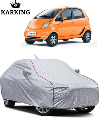 KARKING Car Cover For Tata Nano (With Mirror Pockets)(Silver)
