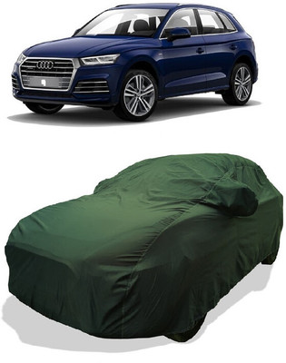 Coxtor Car Cover For Audi Q5 40 TDI Premium Plus Diesel (With Mirror Pockets)(Green)