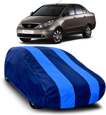 MoTRoX Car Cover For Tata Indigo eCS (Without Mirror Pockets)(Blue, Blue)