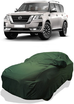 Coxtor Car Cover For Nissan Patrol (With Mirror Pockets)(Green)