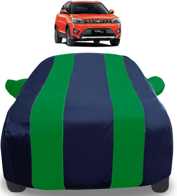 Auto Hub Car Cover For Mahindra XUV 300 (With Mirror Pockets)(Green)