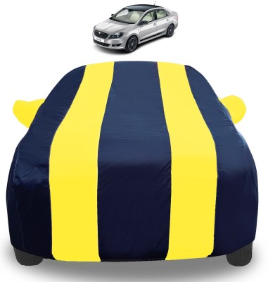 Auto Hub Car Cover For Skoda Rapid (With Mirror Pockets)(Yellow)