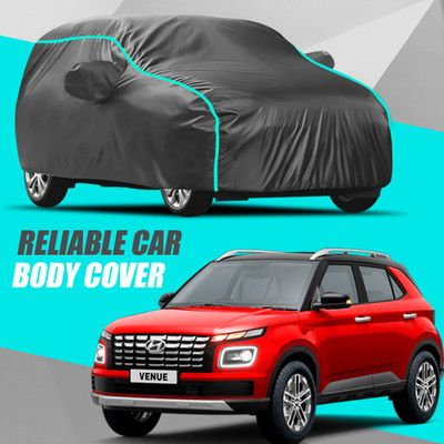 R Rayvin Star Car Cover For Hyundai Venue (With Mirror Pockets)(Multicolor)