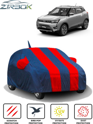 ZIRBOK Car Cover For Mahindra XUV 300 (With Mirror Pockets)(Red, Blue)
