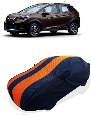QLAX Car Cover For Maruti WRV i-DTEC VX Diesel (With Mirror Pockets)(Orange)