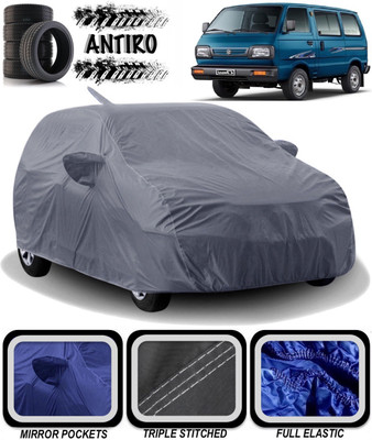 ANTIRO Car Cover For Maruti Suzuki Omni (With Mirror Pockets)(Grey)